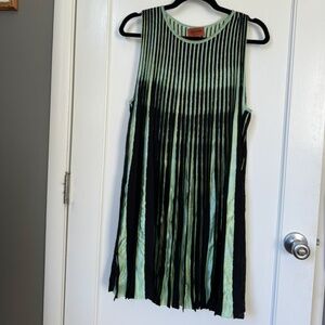 Missoni pleated striped mini PARTY dress